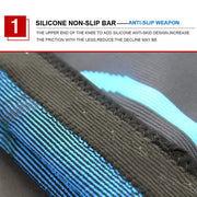 Knee sleeve silicone non-slip detail
