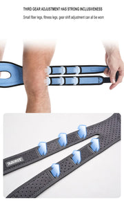 Knee brace adjustable upper strap