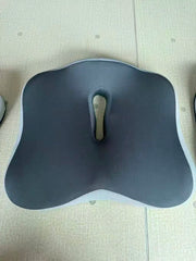 Grey memory foam seat cushion top view
