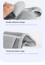 Wrist brace stitching and mesh detail