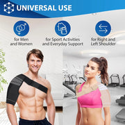 Adjustable shoulder support brace colour option