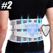 Lumbar Pad Grey support-belt style