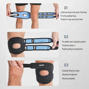 How to fit the adjustable open-patella knee brace