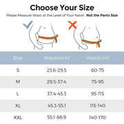 Breathable lumbar belt fabric detail