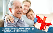 Lumbar support belt dual-compression system