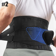 Lumbar Pad Black support-belt style