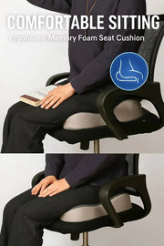 Ergonomic memory foam seat cushion for comfortable sitting